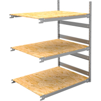 &eacute;tag&egrave;re-classeur de grande largeur, Acier, 3 Tablettes, 42" la x 32" p x 60" h, Ensemble Ajout NRZ Safety Inc.