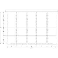 Cabinet d'entreposage &agrave; tiroirs int&eacute;gr&eacute; Interlok NRZ Safety Inc.