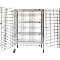 Security Cart, Chrome Plated, 48" x 69" x 24", 500 lbs. Capacity NRZ Safety Inc.