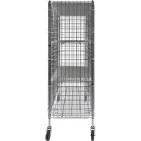 Security Cart, Chrome Plated, 60" x 69" x 24", 500 lbs. Capacity NRZ Safety Inc.