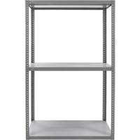Heavy-Duty Shelving, Steel, Bolted, 3000 lbs. Capacity, 36" W x 72" H x 18" D NRZ Safety Inc.