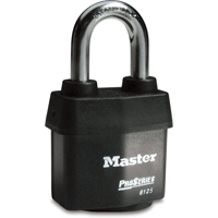 ProSeries&reg; Weather Tough&reg; Padlock, Black, Keyed Different, Laminated Steel, 2-3/8" Width NRZ Safety Inc.