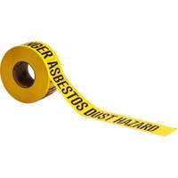 Ruban pour barricade, Anglais, 3" la x 200' lo, 3 mils, Noir sur jaune NRZ Safety Inc.