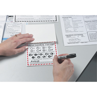 OTS WHMIS Labels, Vinyl, Sheet, 5" L x 5" W NRZ Safety Inc.