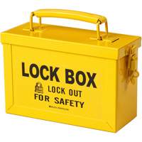 Coffret de s&eacute;curit&eacute; de groupe, Jaune NRZ Safety Inc.