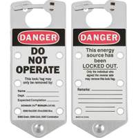 Labeled Lockout Hasps, Silver NRZ Safety Inc.