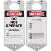 Labeled Lockout Hasps, Silver NRZ Safety Inc.