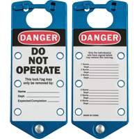 Labeled Lockout Hasps, Blue NRZ Safety Inc.