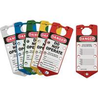 Labeled Lockout Hasps, Blue/Green/Red/Silver/Yellow NRZ Safety Inc.