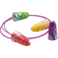 Bouchons d'oreilles en mousse SparkPlugs, Vrac - Boîte, Avec cordon NRZ Safety Inc.