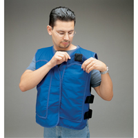 Cooling Vests with Insert Pockets, Large, Royal Blue NRZ Safety Inc.