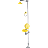 Combinaison de douche oculaire/faciale a/couvercle NRZ Safety Inc.