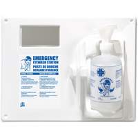 Poste de douche oculaire - Poste simple a/bouteille vide NRZ Safety Inc.