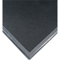 Sanitizing Footbath Mat No. 222, Rubber, 2' W x 2-2/3' L x 1/2" Thick, Black NRZ Safety Inc.