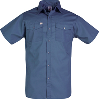 Work Shirts, Men's, Small, Navy Blue NRZ Safety Inc.