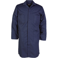 100% Cotton Shop Coats, Cotton, Size 34, Navy Blue NRZ Safety Inc.