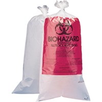 Hazardous Waste Disposal Bags, Bio-Hazard, 24" L x 12" W, 1.5 mils, 3.7 L (1 Gal.) Capacity NRZ Safety Inc.
