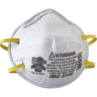 Respirateurs contre les particules 8110S, N95, Certifi&eacute; NIOSH, Petit NRZ Safety Inc.