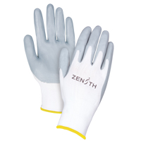 Gants l&eacute;gers enduits et respirants, 11/2T-Grand, R&ecirc;vetement Mousse de nitrile, Calibre 13, Enveloppe en Polyester NRZ Safety Inc.
