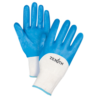 Gants enduits et tricot&eacute;s sans coutures de poids moyen, 10/T-Grand, R&ecirc;vetement Nitrile, Calibre 13, Enveloppe en Coton NRZ Safety Inc.