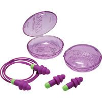 Bouchons d'oreilles r&eacute;utilisables Rockets, Avec cordon, Vrac - &eacute;tui en plastique, 27 dB NRR, Taille unique NRZ Safety Inc.