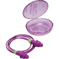 Bouchons d'oreilles r&eacute;utilisables Rockets, Avec cordon, Vrac - &eacute;tui en plastique, 27 dB NRR, Taille unique NRZ Safety Inc.
