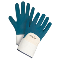 Heavyweight Safety Cuff Gloves, 10/X-Large, Nitrile Coating, Cotton Shell NRZ Safety Inc.