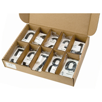 Pressure Sensitive Numbering, 0 to 9, 3-1/2" H, Black on White NRZ Safety Inc.