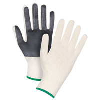 Gants en tricot &agrave; paume enduite, Poly/coton, Un c&ocirc;t&eacute;, Calibre 7, Moyen NRZ Safety Inc.