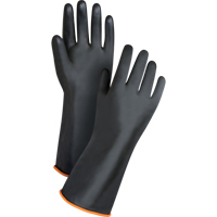 Heavyweight Chemical-Handling Gloves, Size Large/9, 14" L, Rubber Latex, 30-mil NRZ Safety Inc.