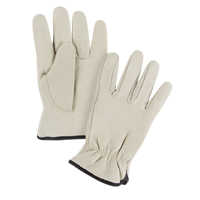 Standard-Duty Winter-Lined Driver's Gloves, 2X-Large, Grain Cowhide Palm, Fleece Inner Lining NRZ Safety Inc.
