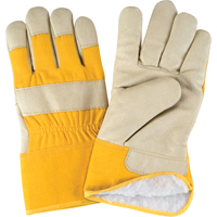 Winter-Lined Fitters Gloves, Large, Grain Pigskin Palm, Boa Inner Lining NRZ Safety Inc.