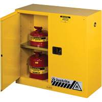Sure-Grip&reg; Ex Flammable Storage Cabinets, 30 gal., 2 Door, 43" W x 44" H x 18" D NRZ Safety Inc.