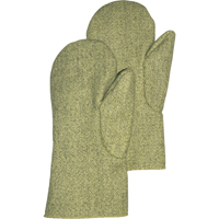 Carbo-King Heat Protective Mitts, Aramid, Large, Protects Up To 2100° F (1149° C) NRZ Safety Inc.