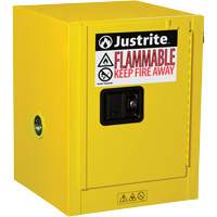 Sure-Grip&reg; EX Countertop Flammable Safety Cabinet, 4 gal., 1 Door, 17" W x 22" H x 17" D NRZ Safety Inc.