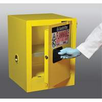 Sure-Grip&reg; EX Countertop Flammable Safety Cabinet, 4 gal., 1 Door, 17" W x 22" H x 17" D NRZ Safety Inc.