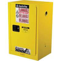 Armoire de s&eacute;curit&eacute; compacte pour produits inflammables EX Sure-Grip, 12 gal., 1 Porte(s), 23,25" La x 35" h x 18" p NRZ Safety Inc.