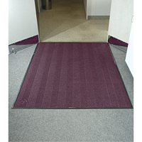 Waterhog&reg; Eco Elite Matting, Wiper/Scraper, 4' x 6' x 3/8", Maroon NRZ Safety Inc.