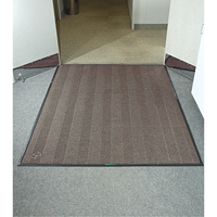Waterhog&reg; Eco Elite Matting, Wiper/Scraper, 4' x 6' x 3/8", Chestnut Brown NRZ Safety Inc.