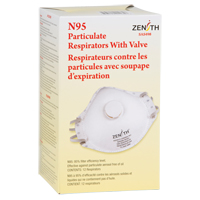 Respirateur contre les particules, N95, Certifi&eacute; NIOSH, Moyen/grand NRZ Safety Inc.