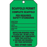 &eacute;tiquettes de s&eacute;curit&eacute; d'inspection et de contr&ocirc;le de l'&eacute;tat de l'&eacute;quipement, Papier cartonn&eacute;, 3-1/8" la x 5-7/8" h, Anglais NRZ Safety Inc.