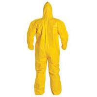 Hooded Coveralls, Tychem&reg; 2000, 3X-Large, Yellow NRZ Safety Inc.