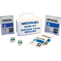 Trousses d'urgence pour brûlures Water Jel, Boîte en plastique de 10 unit&eacute;s, Classe 2 NRZ Safety Inc.