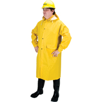 RZ200 Long Rain Coat, Polyester, Large, Yellow NRZ Safety Inc.