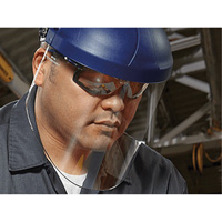 Harnais de t&ecirc;te avec visi&egrave;re, Polycarbonate, Suspension Rochet NRZ Safety Inc.