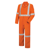 Hi-Visibility Coveralls , Men's, Orange, Size 38 NRZ Safety Inc.