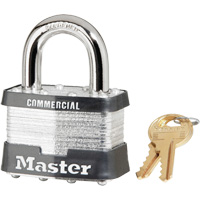 Cadenas lamin&eacute;, Argent, Cl&eacute;s identiques, Acier lamin&eacute;, Largeur de 2" NRZ Safety Inc.
