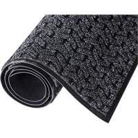 Tire-Track Entrance Mat, Wiper/Scraper, 4' x 6' x 3/8", Charcoal NRZ Safety Inc.