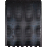 Tapis antifatigue en d&ocirc;me, &agrave; bulles, 3' x 4' x 1/2", Noir, Caoutchouc NRZ Safety Inc.