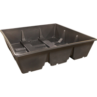 IBC Sump Bin, 385 US gal. Spill Capacity, 76" x 76" x 20" NRZ Safety Inc.